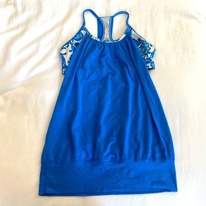 Lulu lemon yoga top with connected sports bra